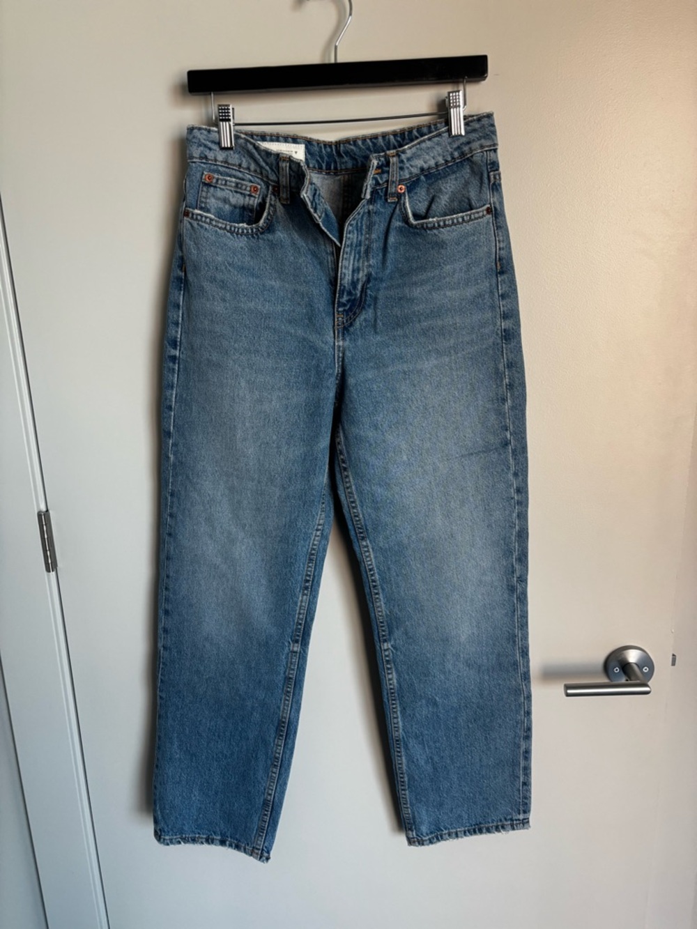 Zara Women’s Boyfriend Jeans - Light Blue Wash